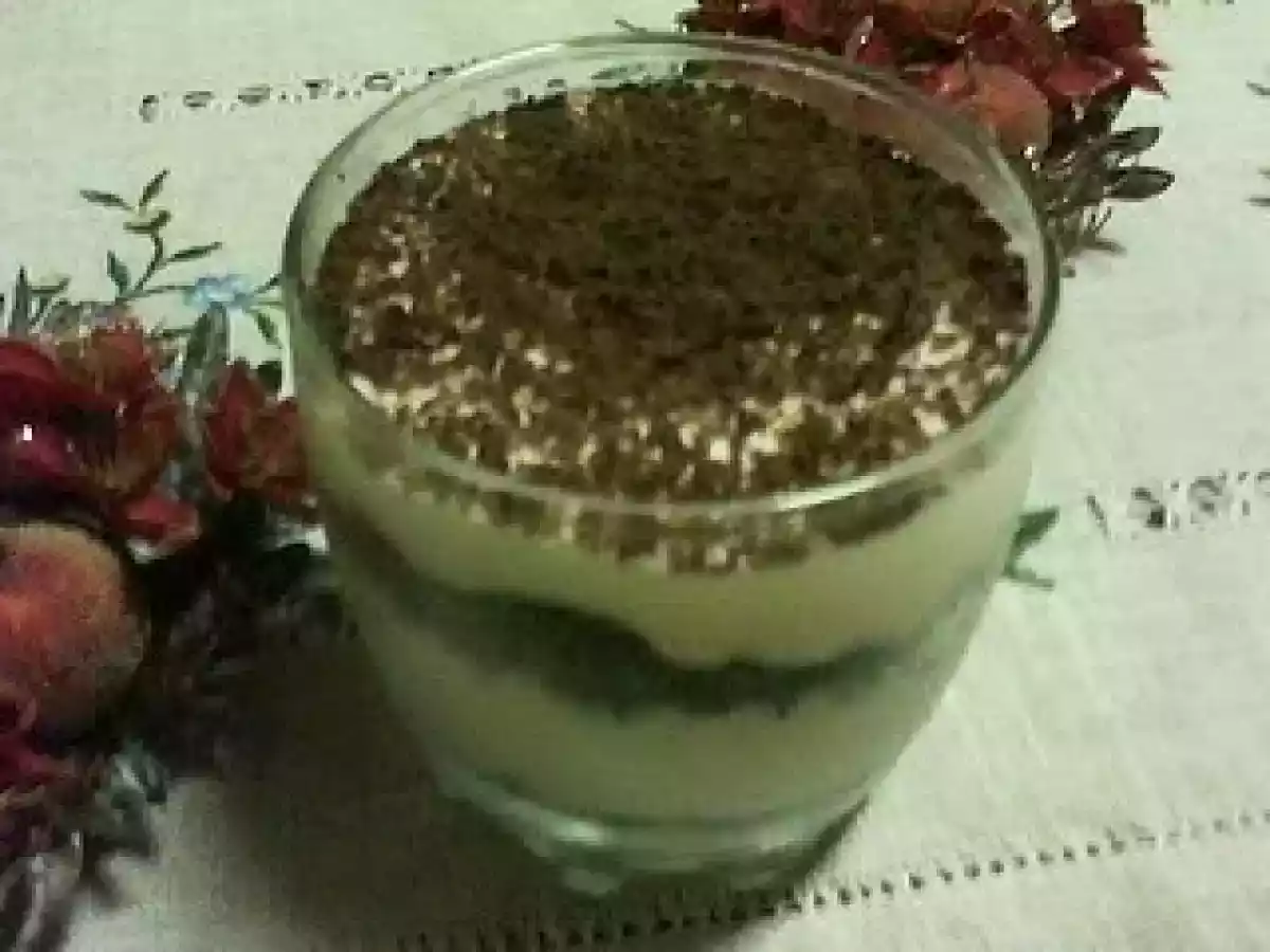 Nuvem de tiramisú e chocolate