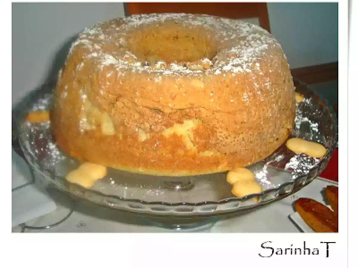 O Bolo de Frutos Secos com Pepitas de Chocolate