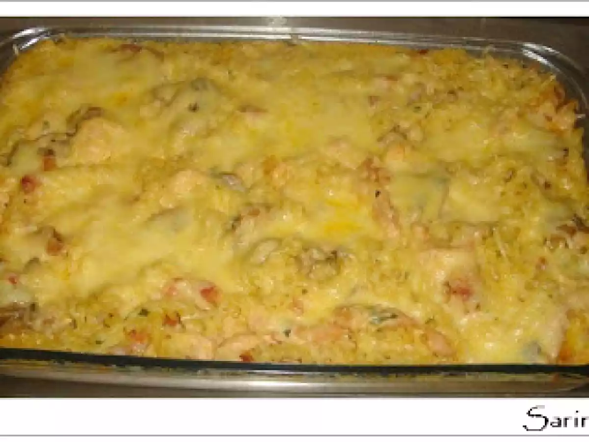 O Gratinado de Frango com Natas