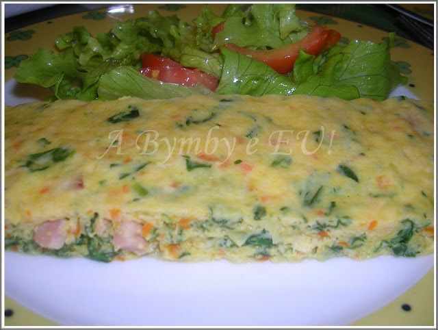 Omelete de perú e legumes - Receita Petitchef