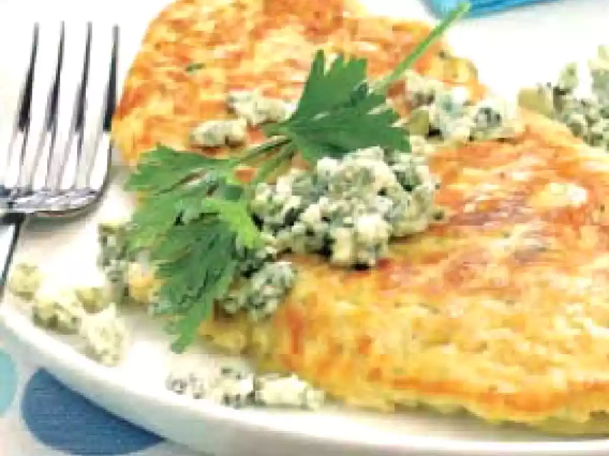 Omelete com Queijo Roquefort