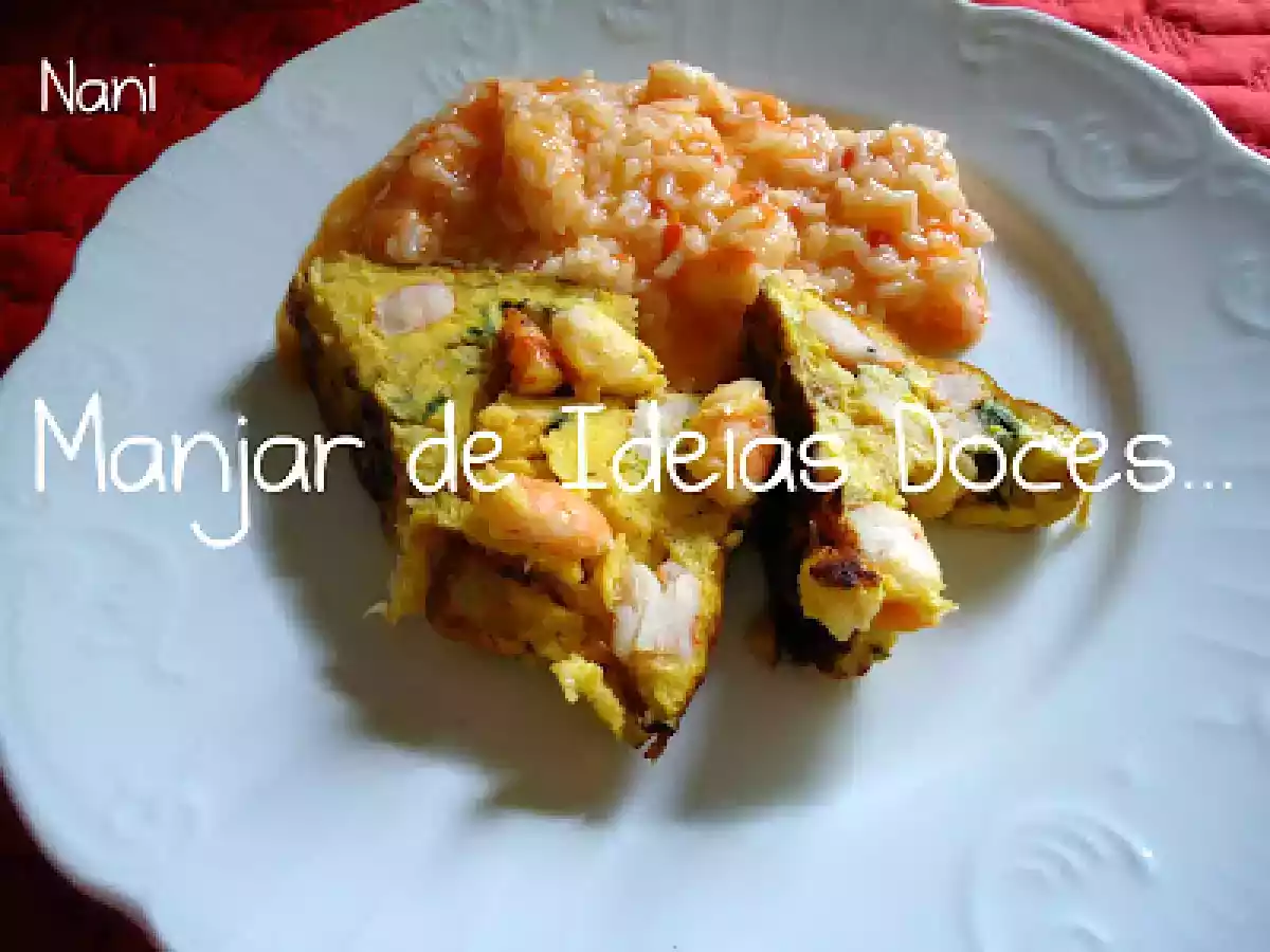 Omelete de Camarão
