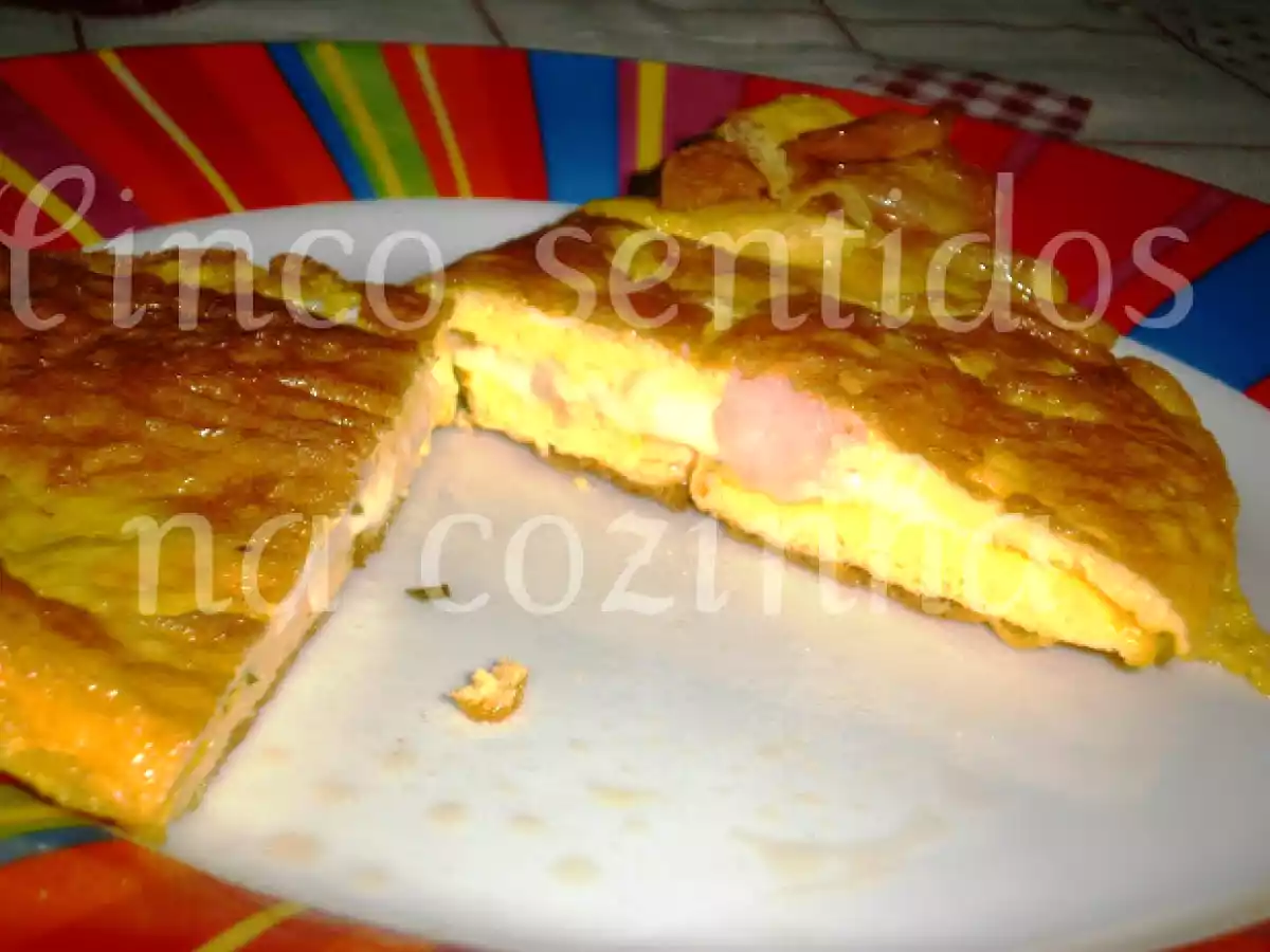 Omelete de camarão e queijo - Passatempo da Argas e da Belinha