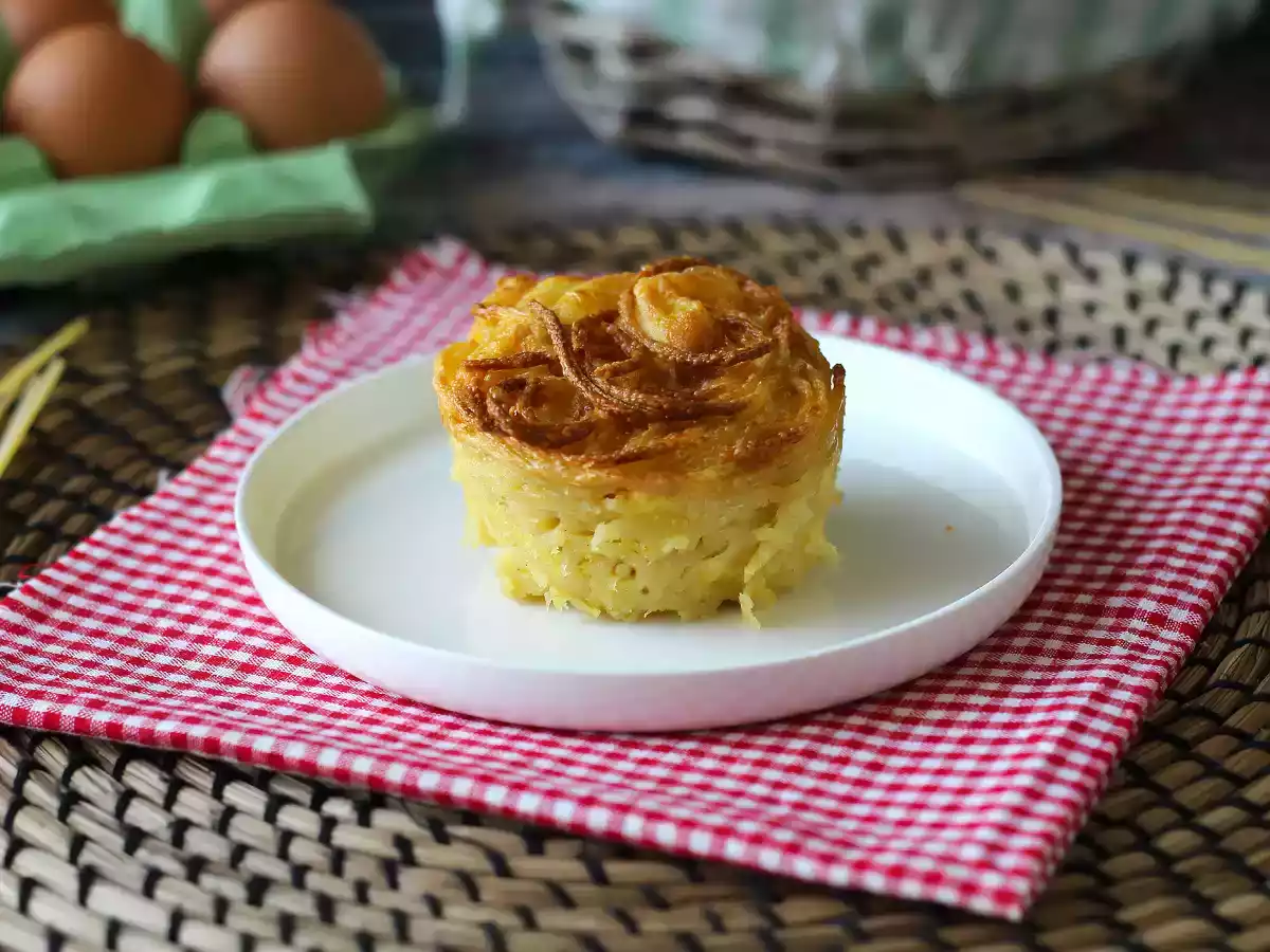 Omelete de espaguete na Air Fryer - foto 2
