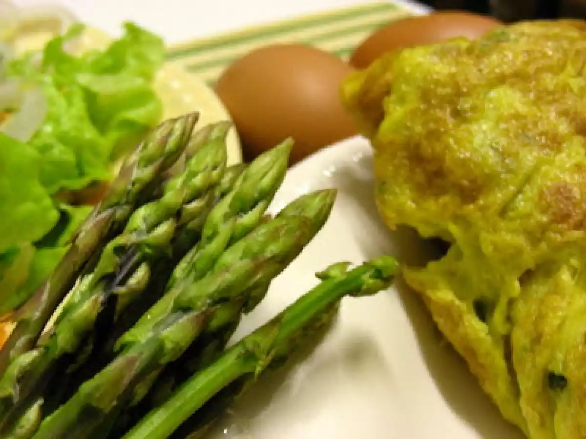 Omelete de Espargos Selvagens