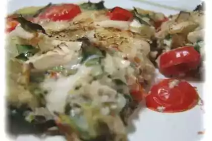 Omelete verde ao forno