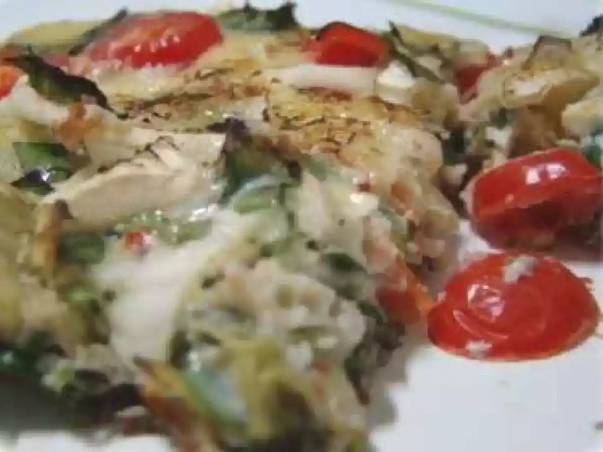 Omelete verde ao forno