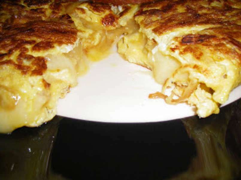 Omlete de Alho e Cebola Caramelizada com Queijo - foto 3