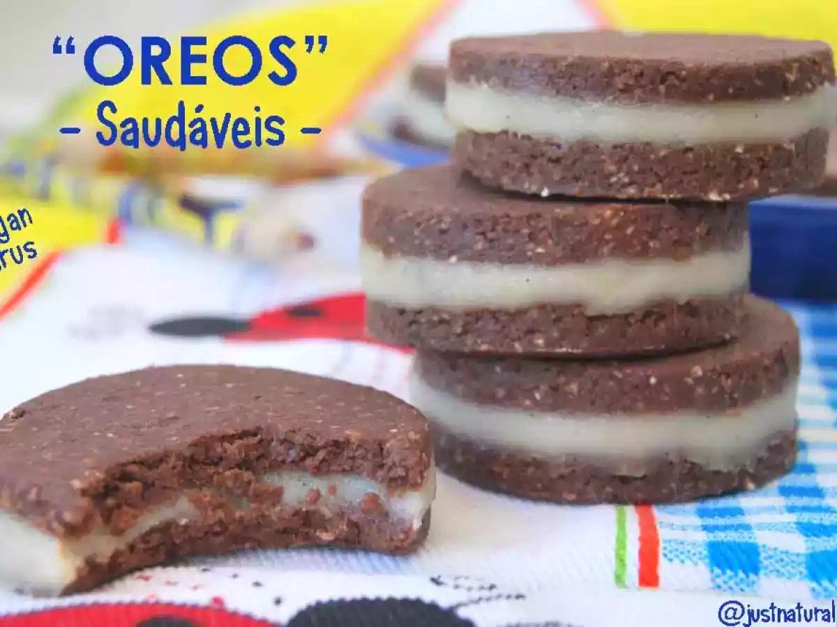 Oreos Saudáveis (Vegan, Crus)