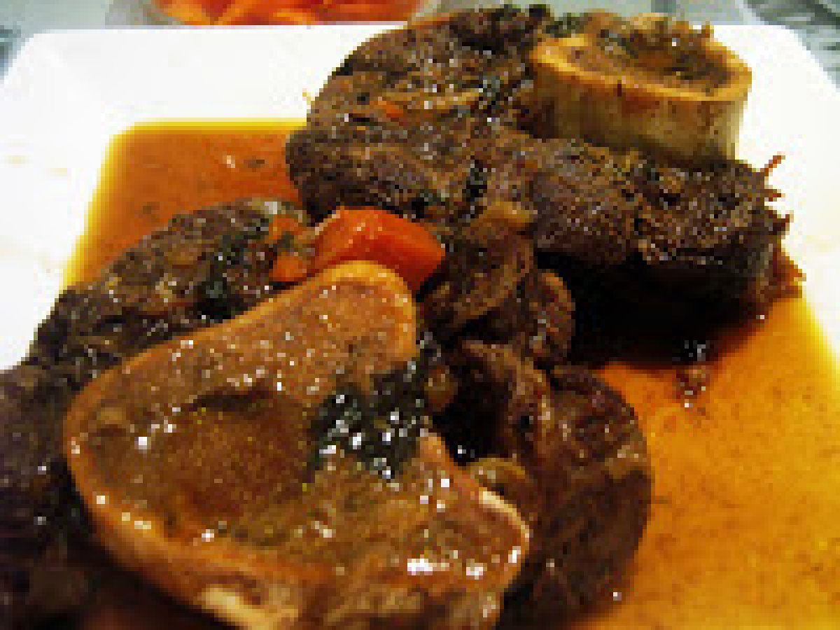 Ossobuco com vinho tinto