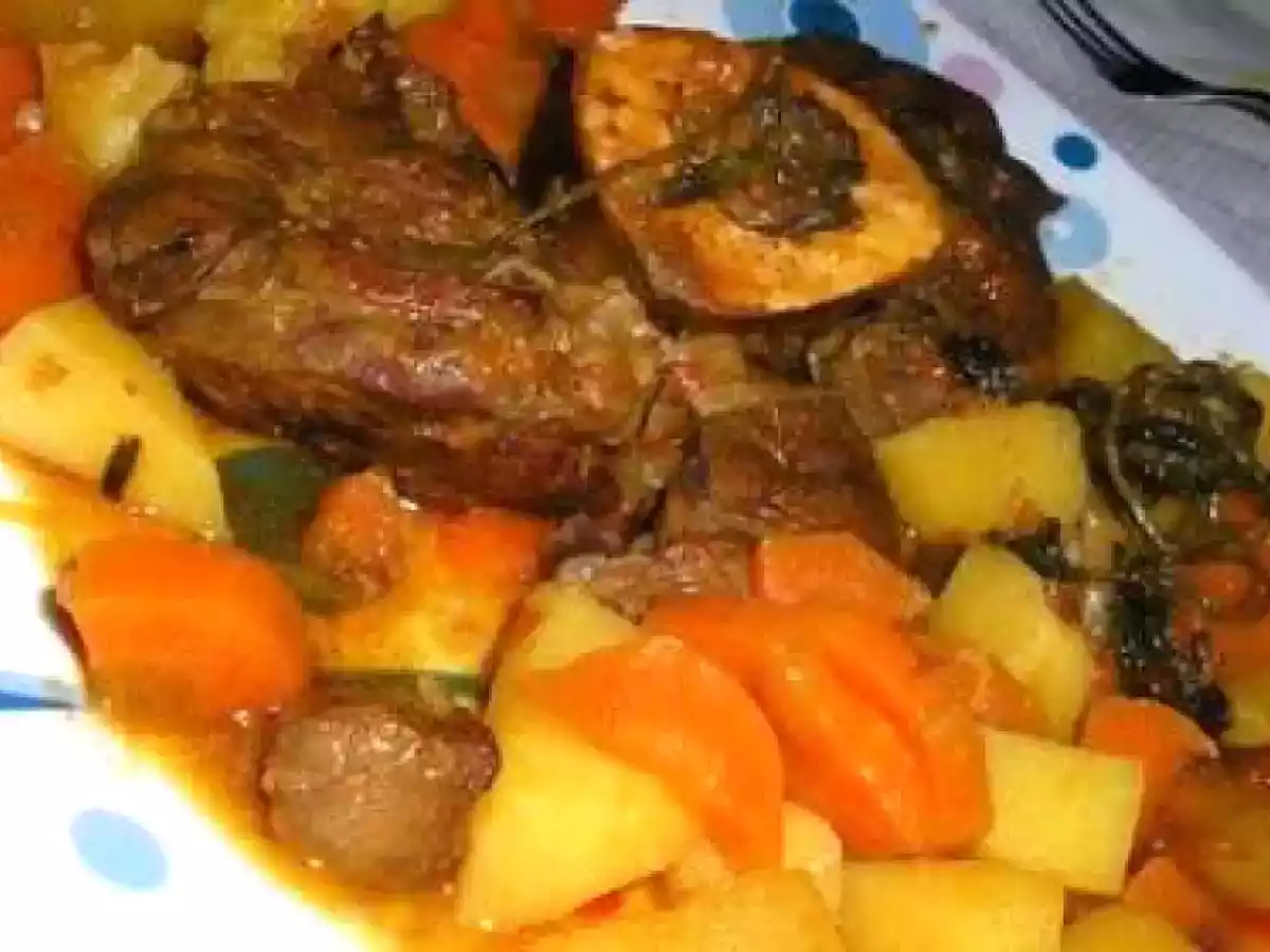 Ossobuco de novilho com vinho Madeira