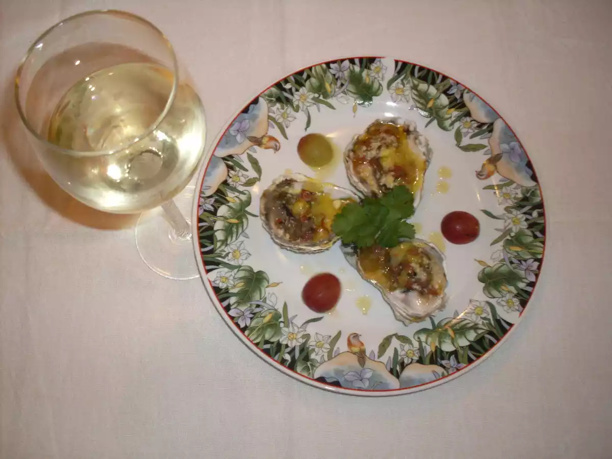 Ostras gratinadas à Chef Monteiro