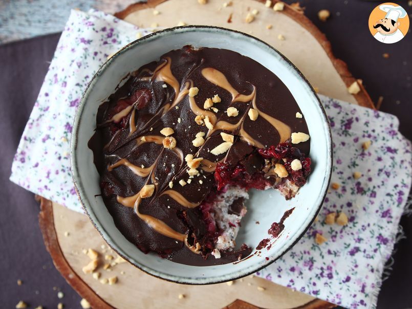 Overnight oat de frutas vermelhas e chocolate, a explosão de sabor para começar o seu dia! - foto 3