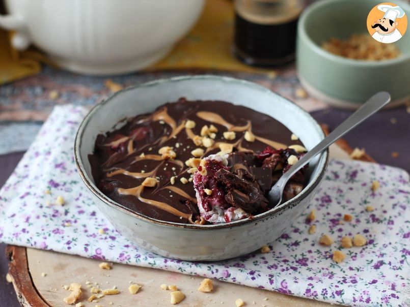 Overnight oat de frutas vermelhas e chocolate, a explosão de sabor para começar o seu dia! - foto 7