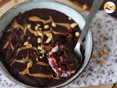 Overnight oat de frutas vermelhas e chocolate, a explosão de sabor para começar o seu dia! - foto 2