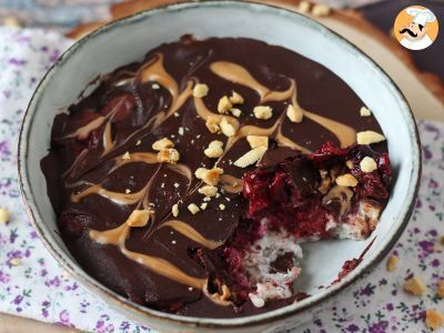 Overnight oat de frutas vermelhas e chocolate, a explosão de sabor para começar o seu dia! - foto 5