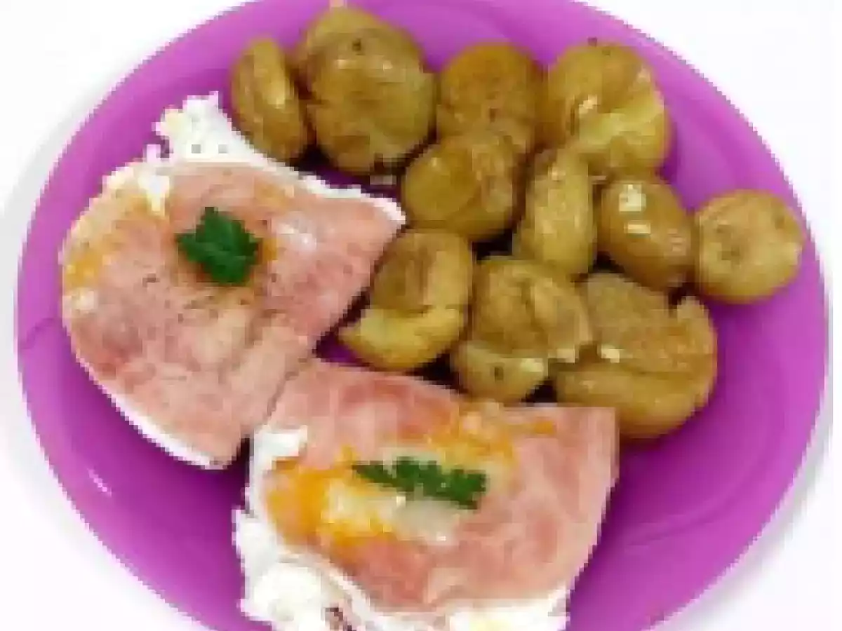 Ovos Escondidos com batata a murro
