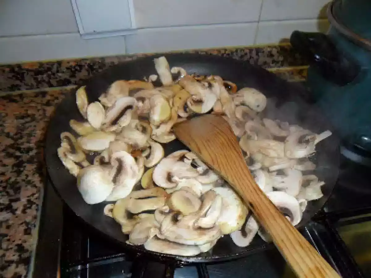 Ovos Mexidos com Cogumelos