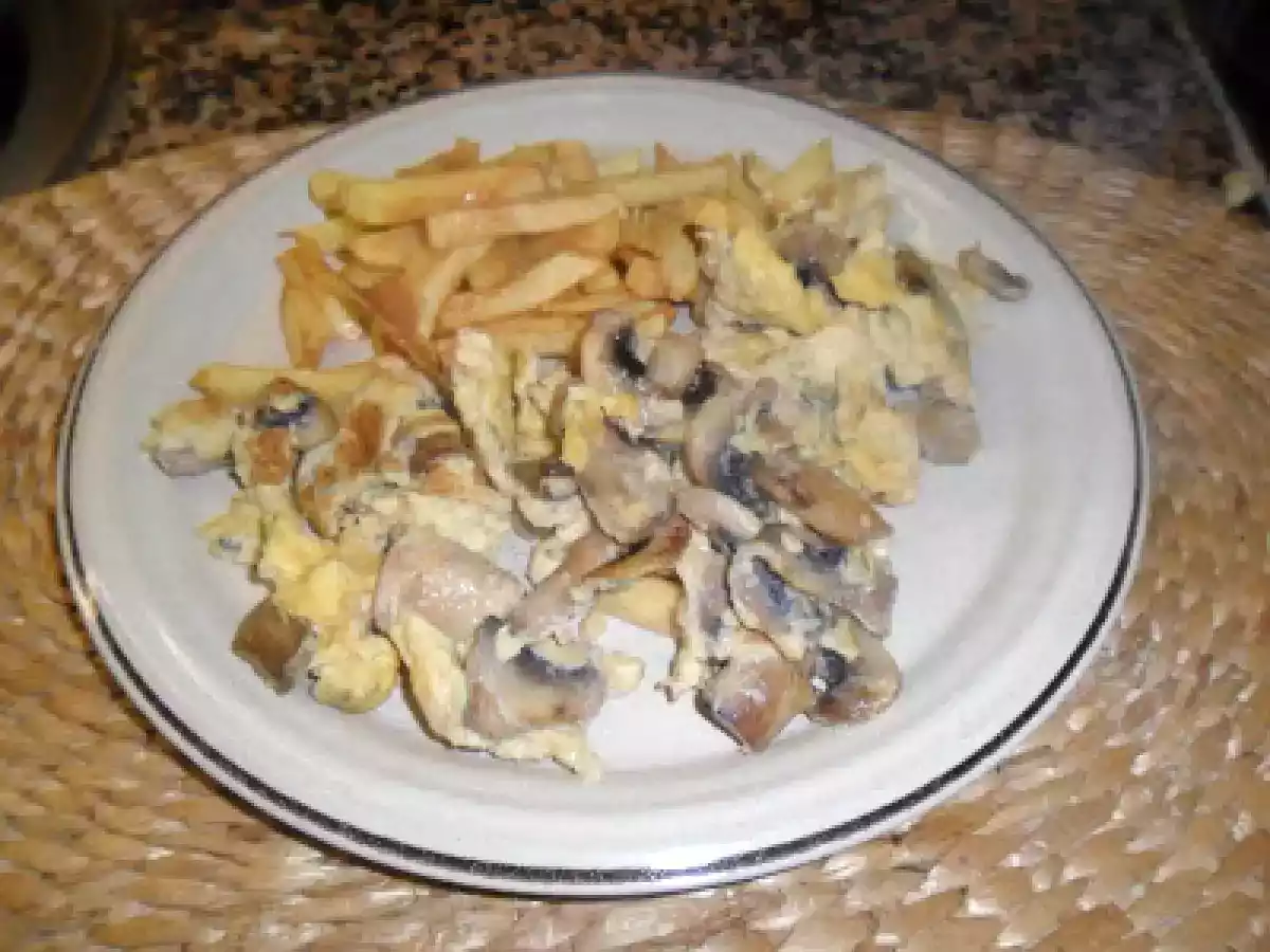 Ovos Mexidos com Cogumelos - foto 3
