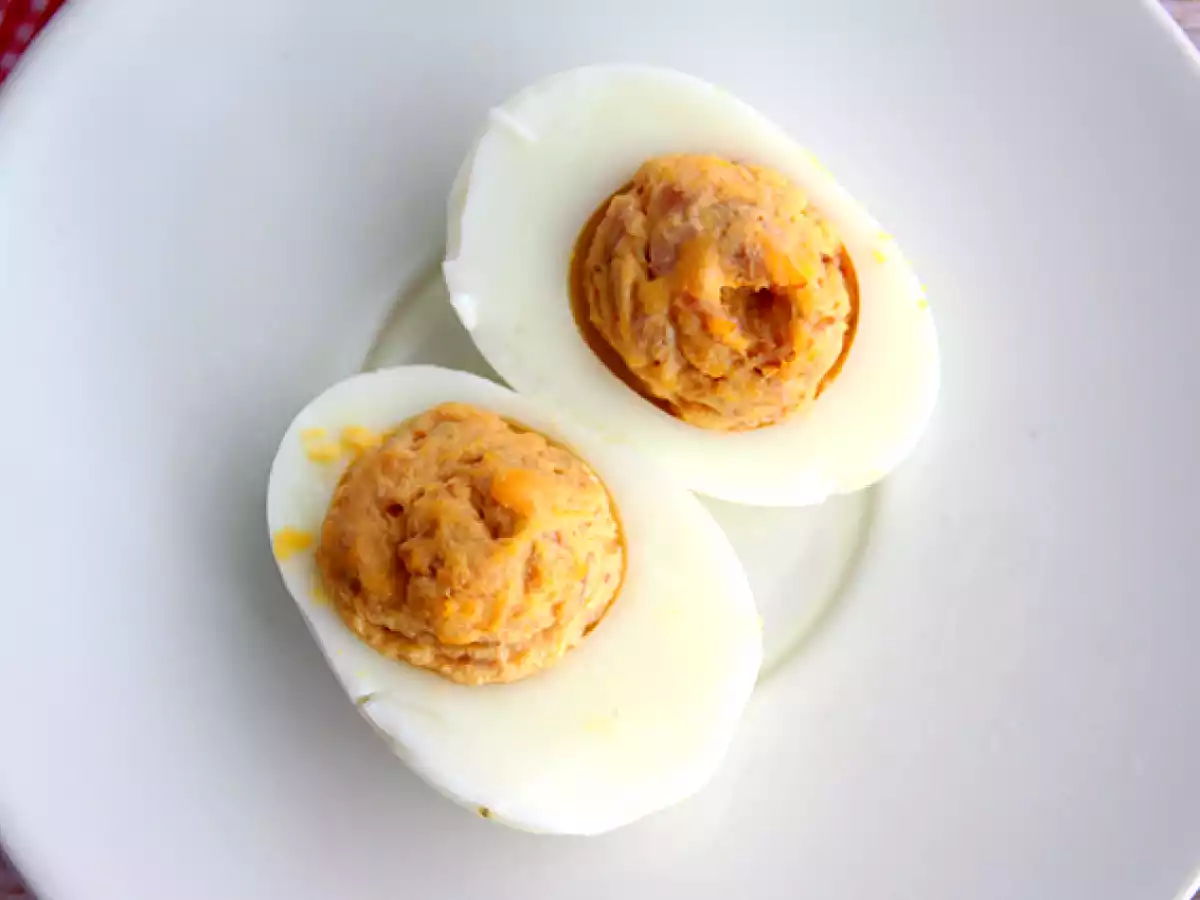 Ovos mimosa, sabor atum