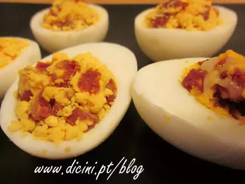 Ovos Recheados com Linguiça - foto 2