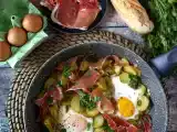 Ovos rotos (huevos rotos) sem fritura e mais saudável, foto 3
