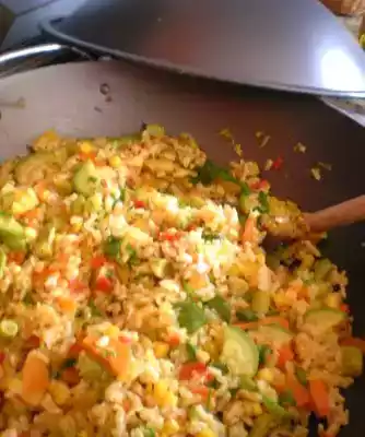 Paella de vegetais
