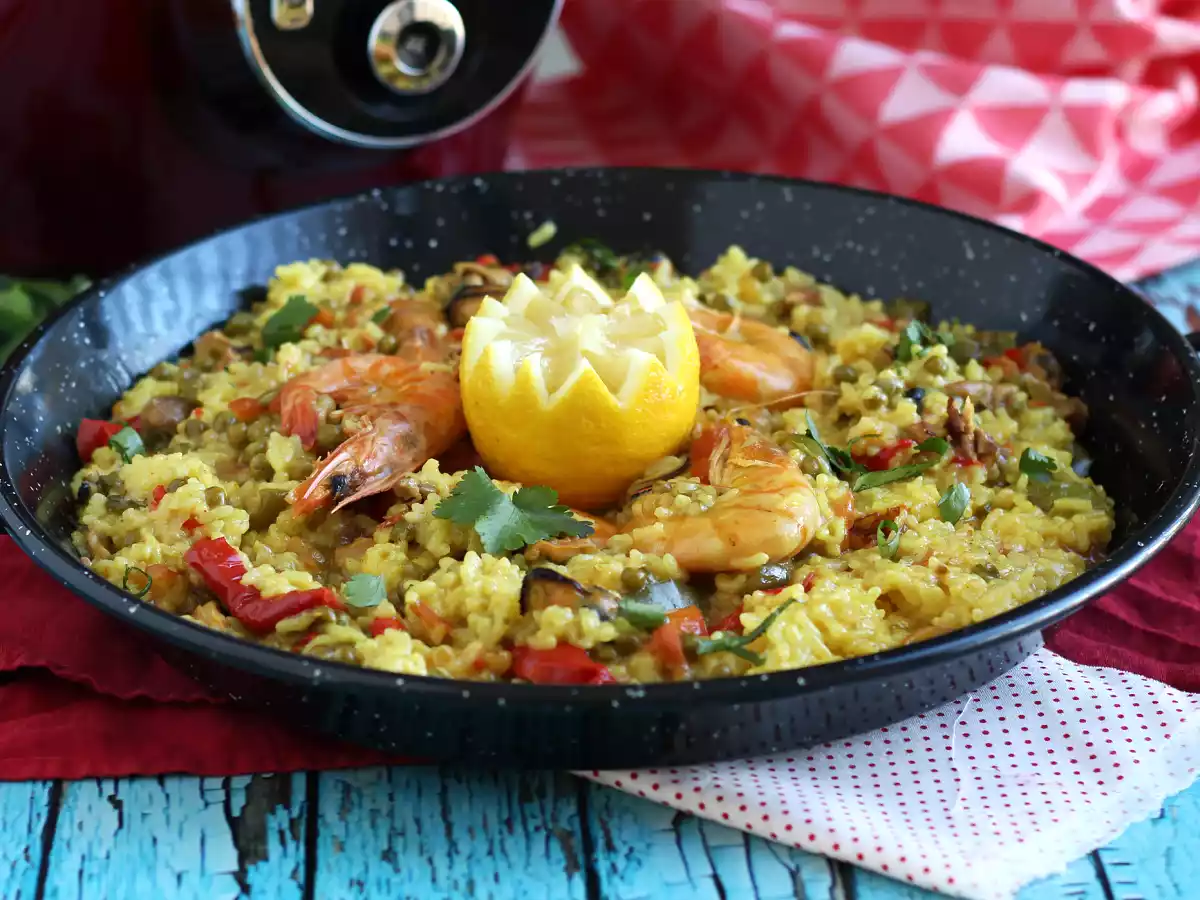 Paella super rápida na panela de pressão (Cookeo) - foto 4