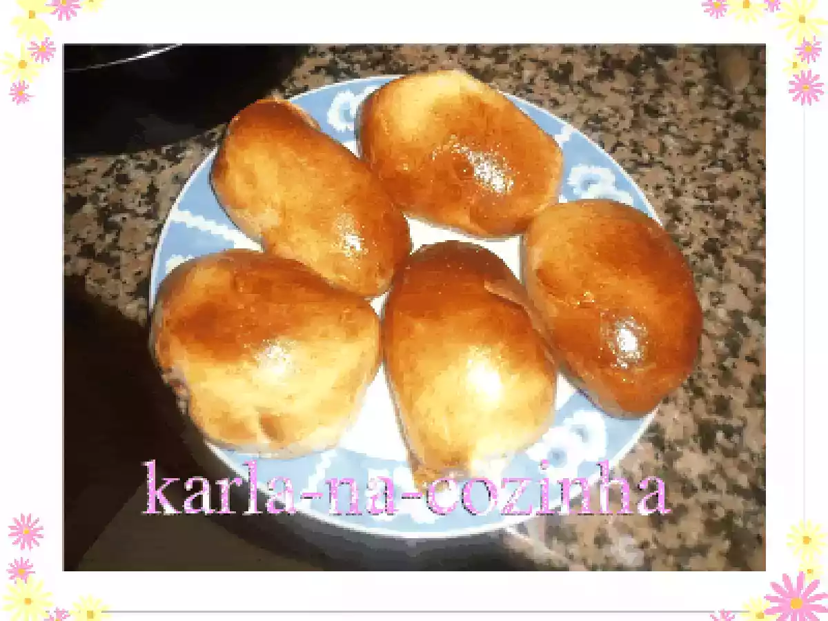 Pães de leite recheados com chocolate - foto 4