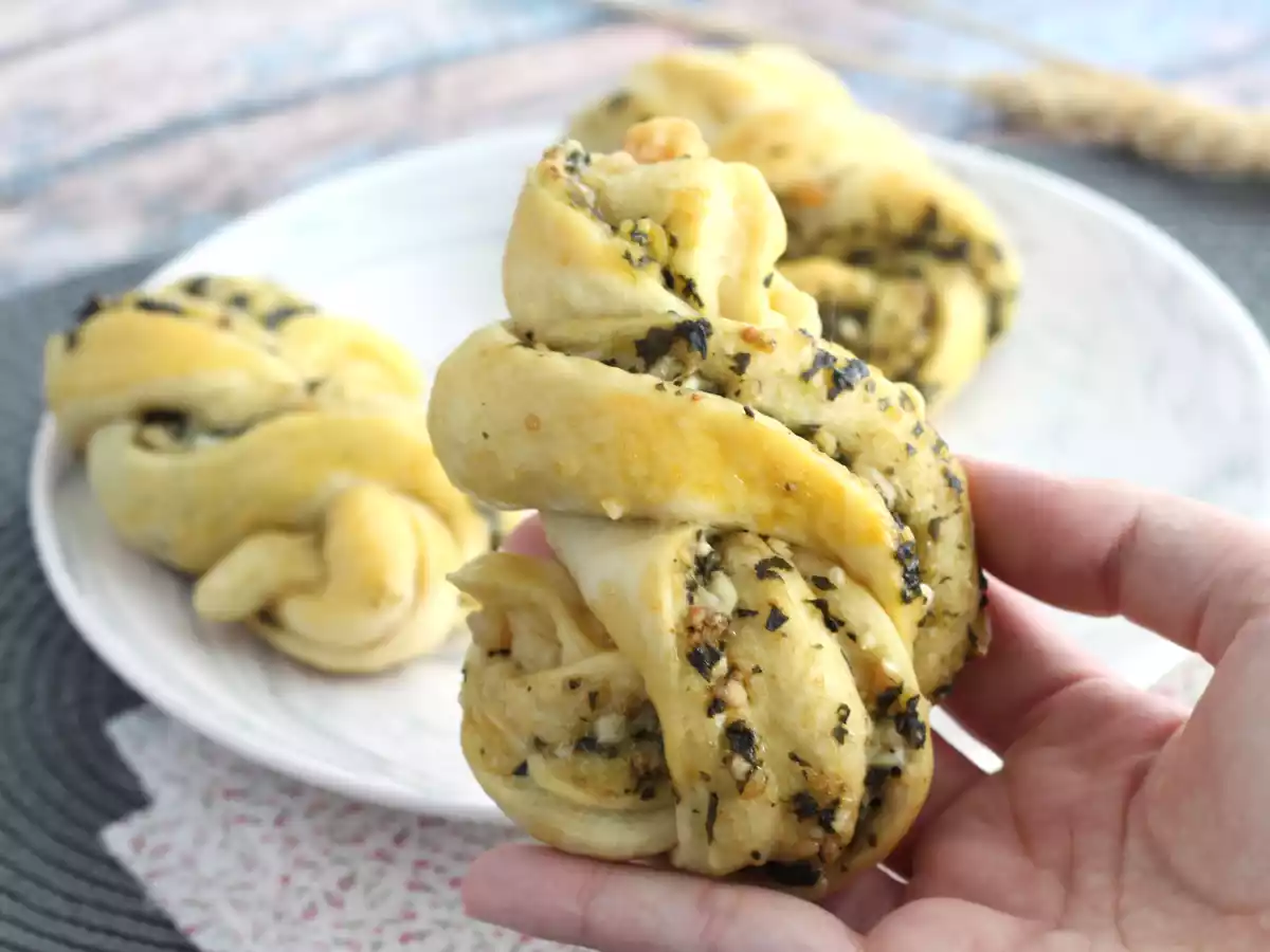 Pães de trança ao pesto - foto 3
