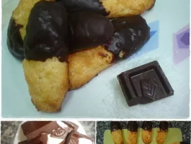 Palitos de Coco com Chocolate