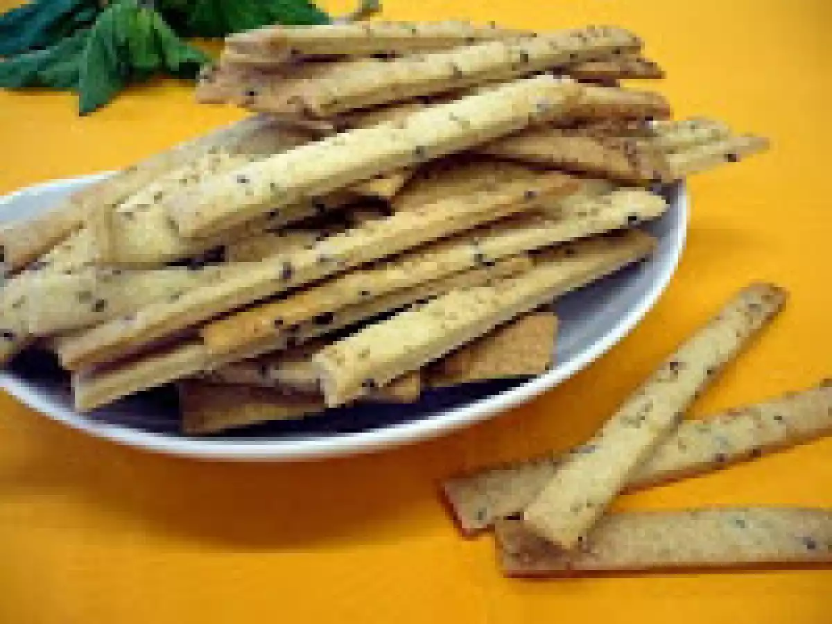 Palitos de Linhaça e Gergelim (ovo-lacto)