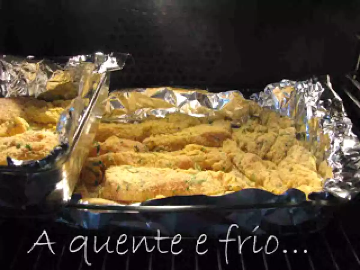Panados de Frango no Forno