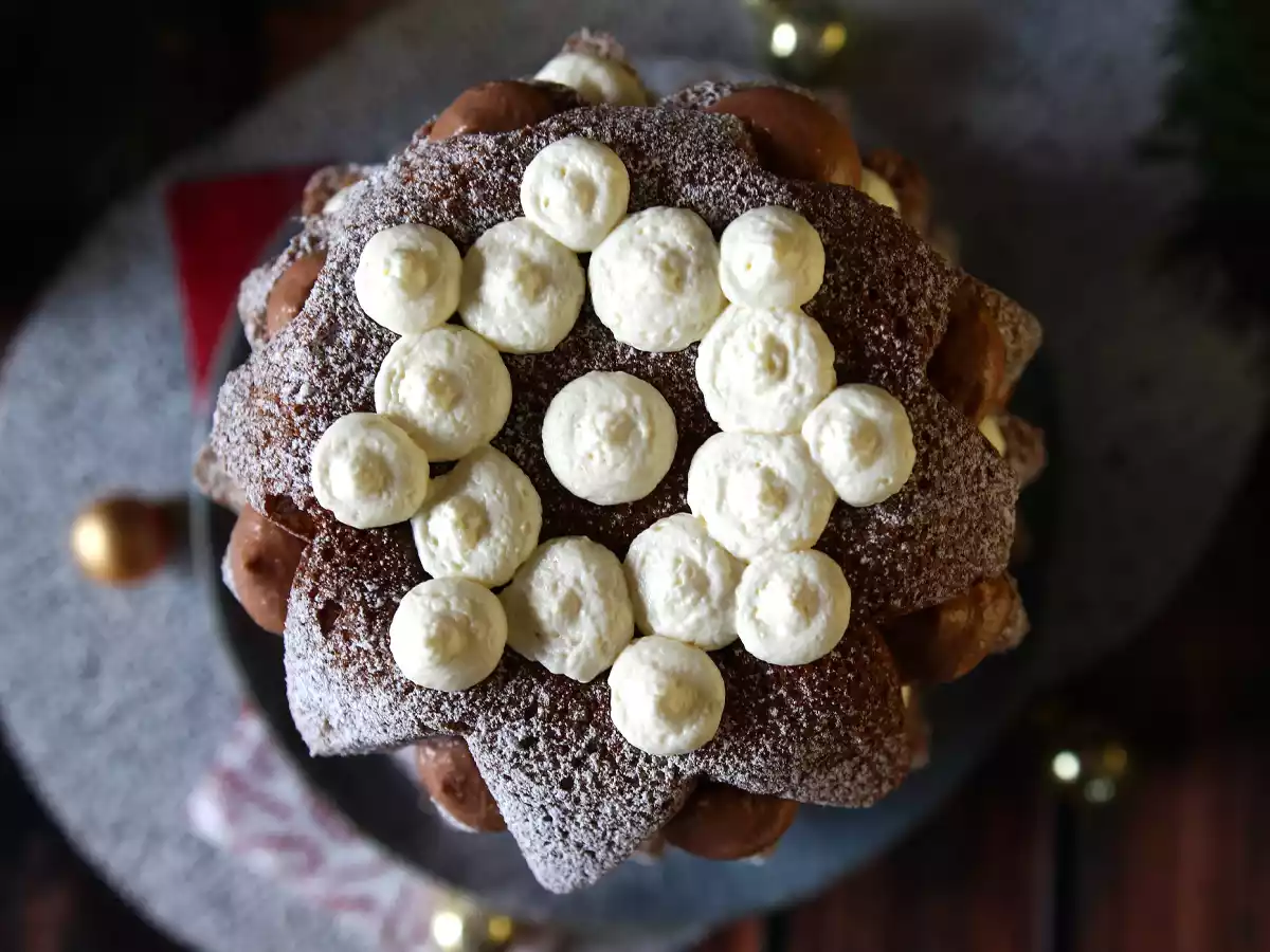 Pandoro recheado com chantilly e Nutella - foto 3