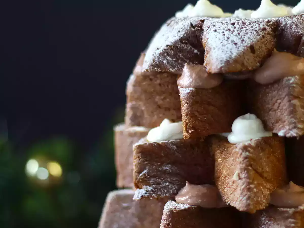 Pandoro recheado com chantilly e Nutella - foto 4