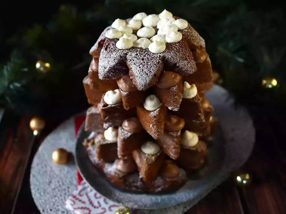 Pandoro recheado com chantilly e Nutella - foto 5