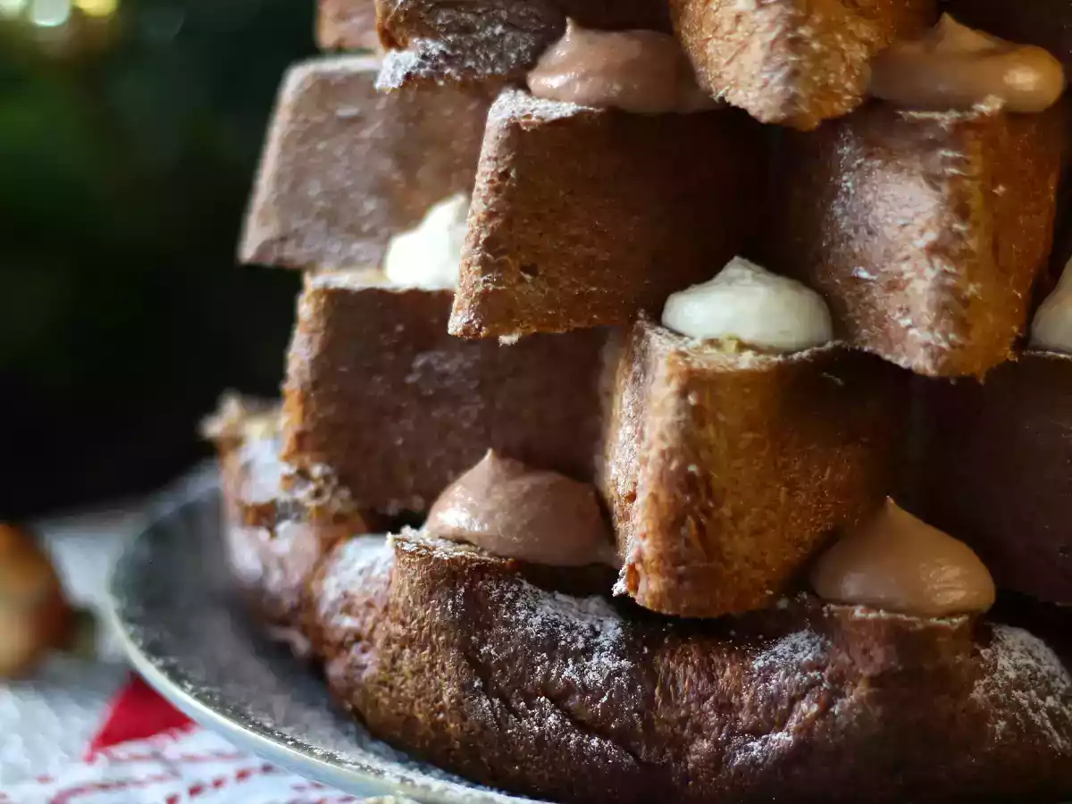 Pandoro recheado com chantilly e Nutella - foto 6