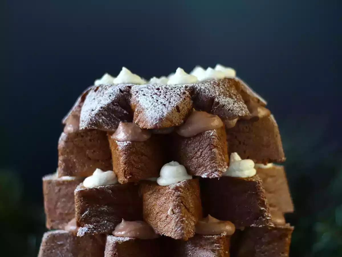 Pandoro recheado com chantilly e Nutella - foto 7