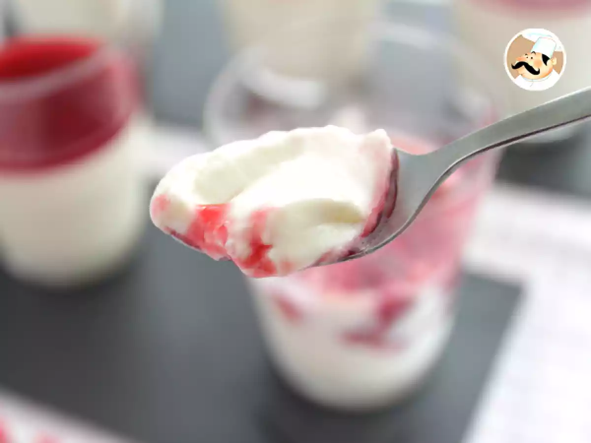 Panna Cotta ao coulis de framboesa - foto 4