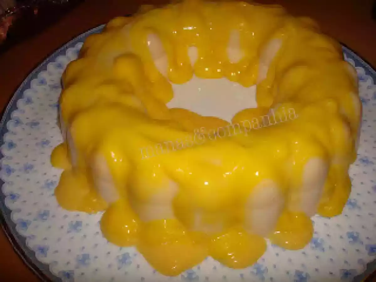 Panna Cotta com lemon curd (ju)