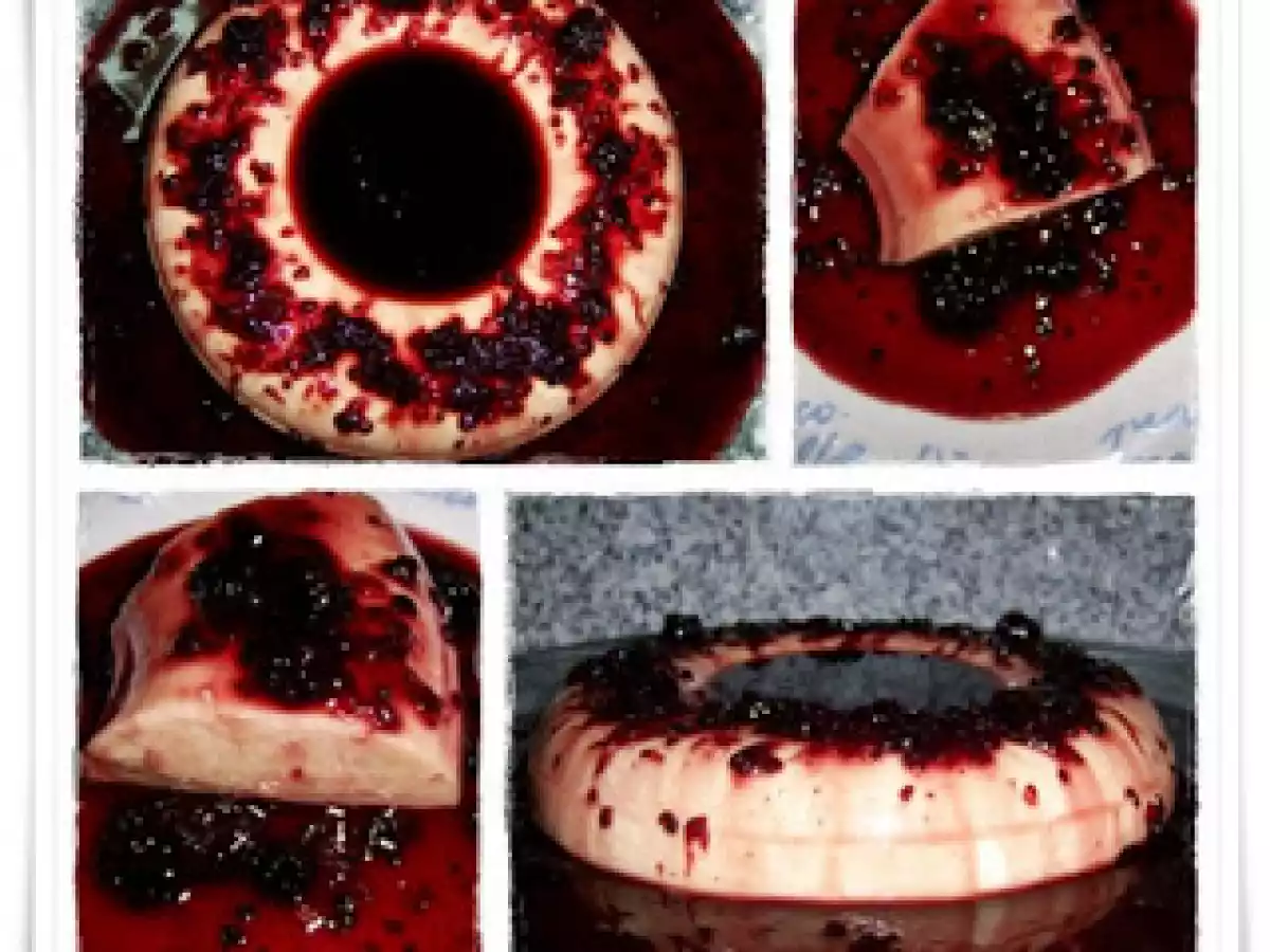 Panna Cotta de Baunilha em Calda de Amora e Vinho Tinto - foto 2
