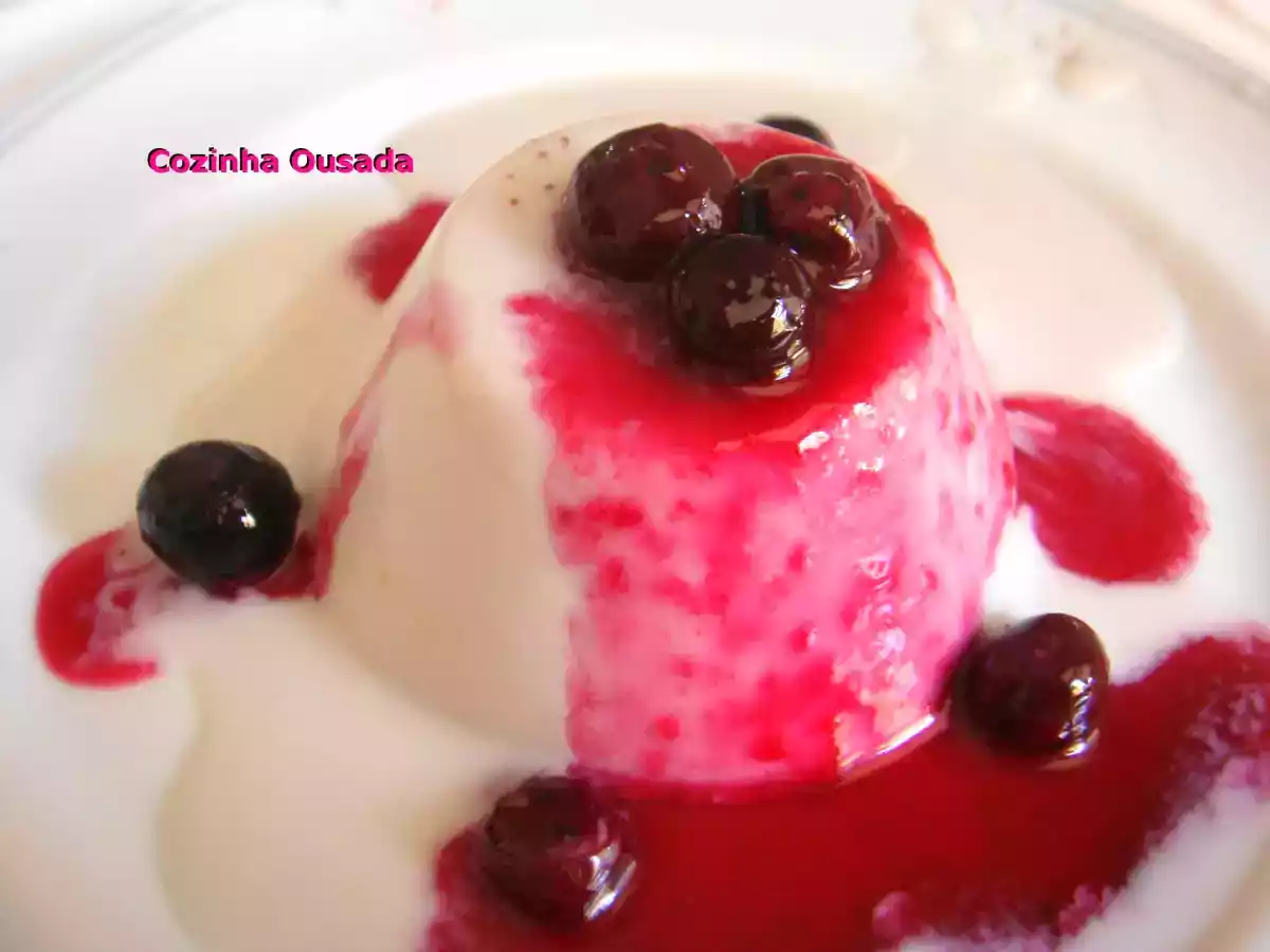 Panna Cotta de Mirtilo