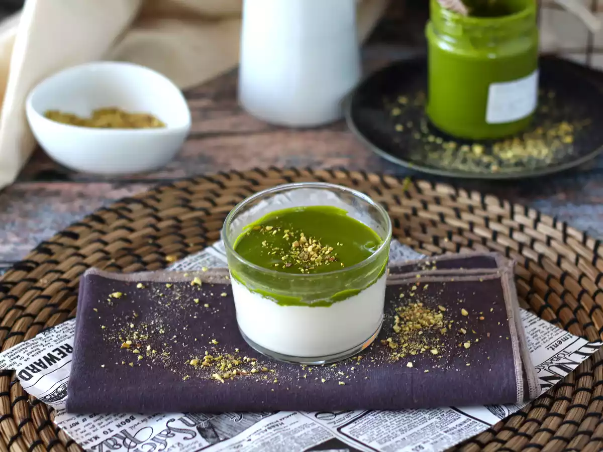Panna cotta de pistache - foto 4