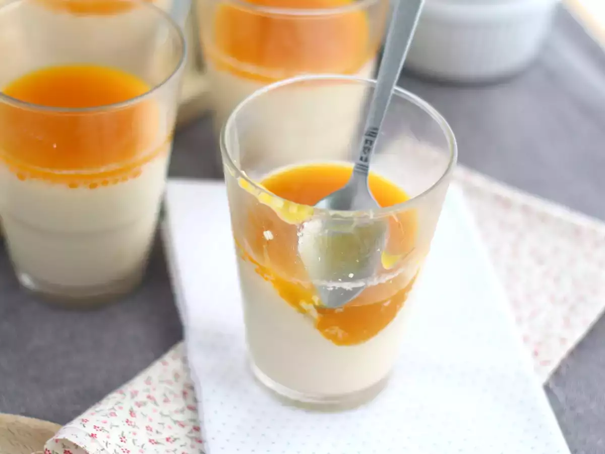 Panna cotta vegana sabor coco - foto 3
