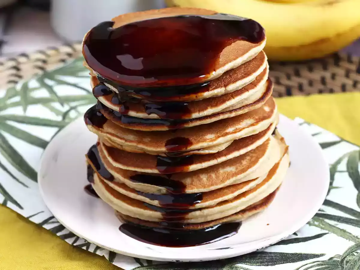 Panqueca de banana fácil