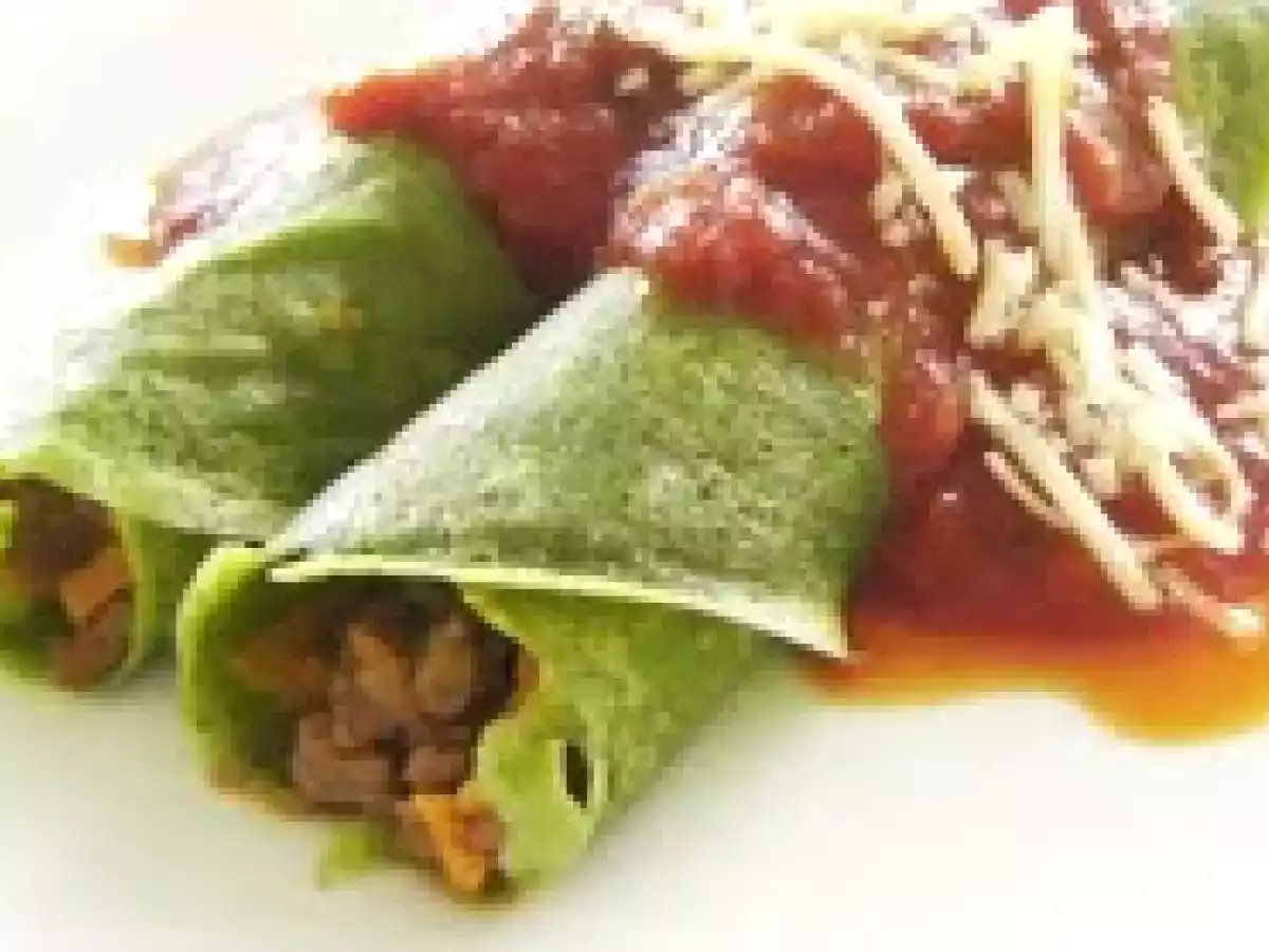 Panqueca de Espinafre com Abóbora (ovo-lacto)