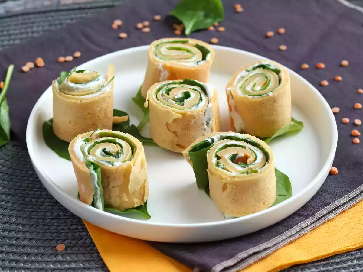 Panqueca de lentilha vermelha - Com apenas 2 ingredientes! - foto 2