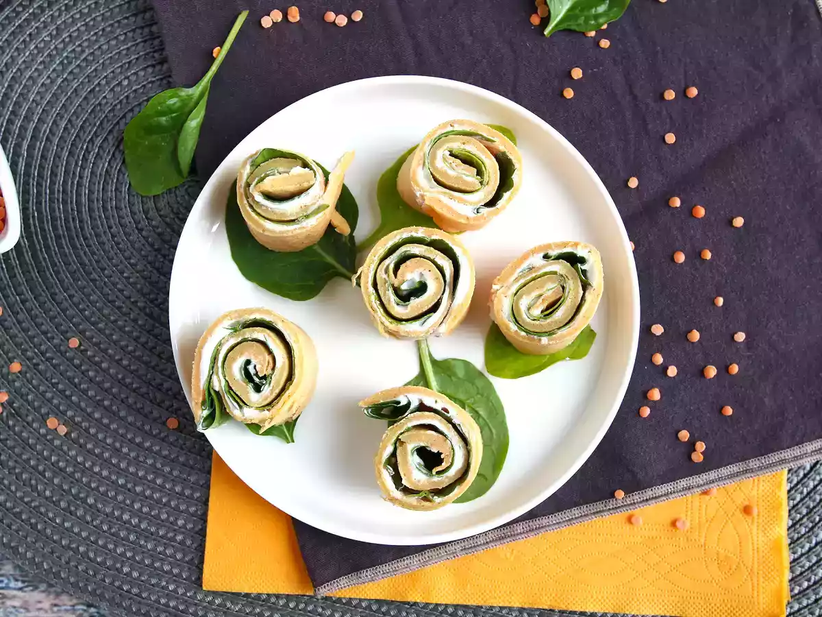 Panqueca de lentilha vermelha - Com apenas 2 ingredientes! - foto 4