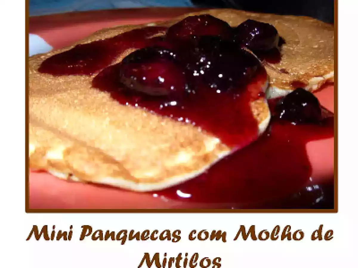 Panquecas com Molho de Mirtilos - Nigella - foto 2