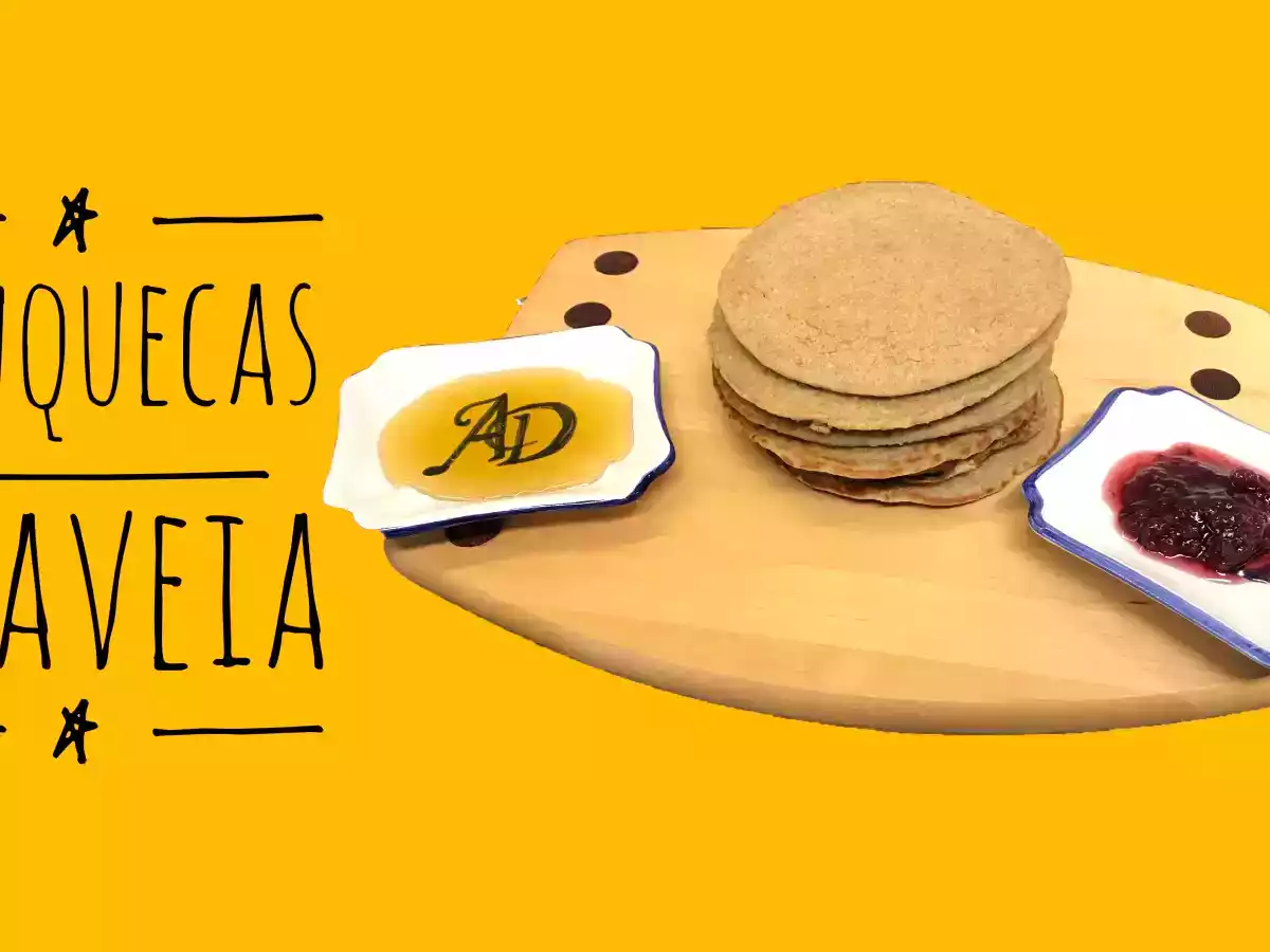 Panquecas de Aveia e Mel